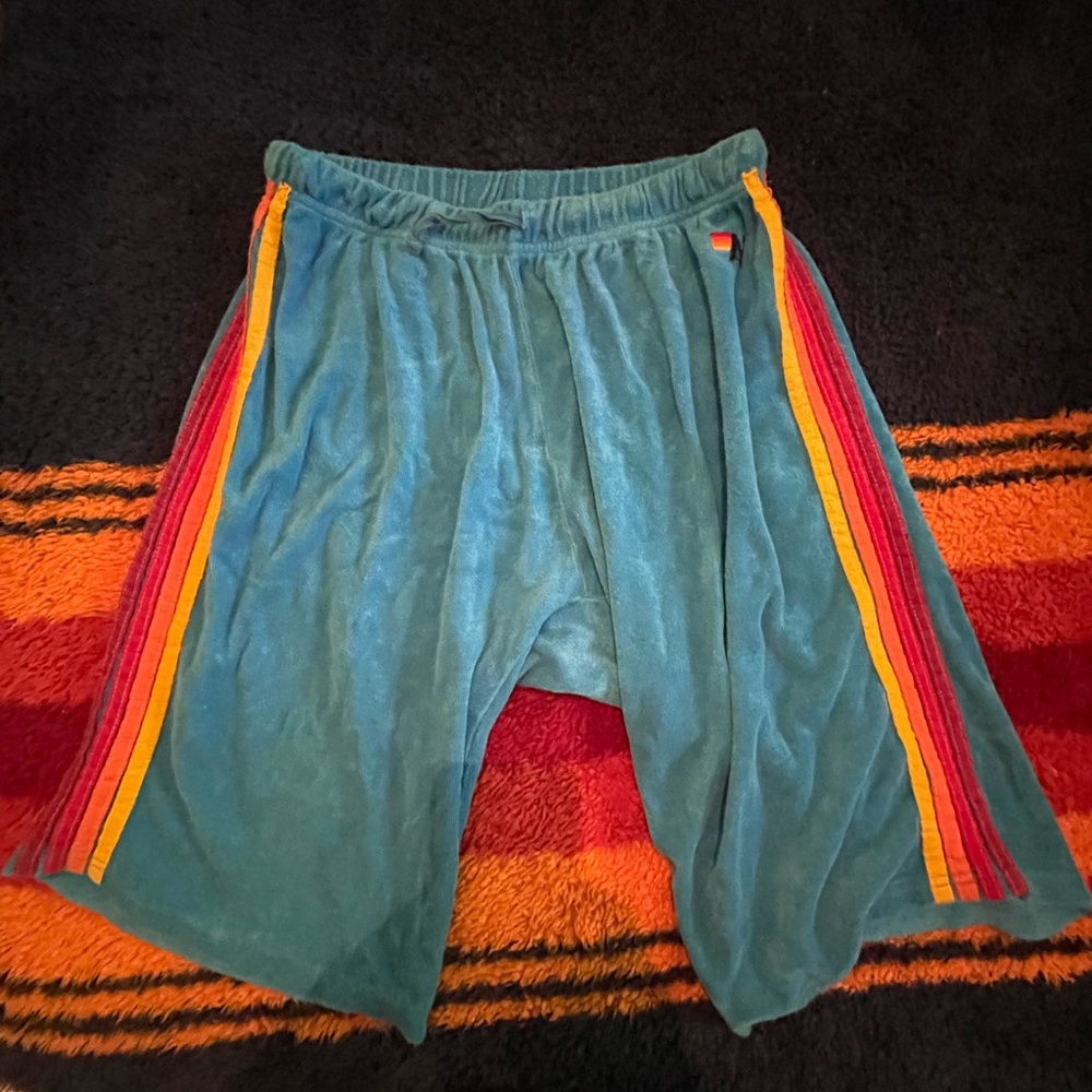 AV  Striped Sweatshorts